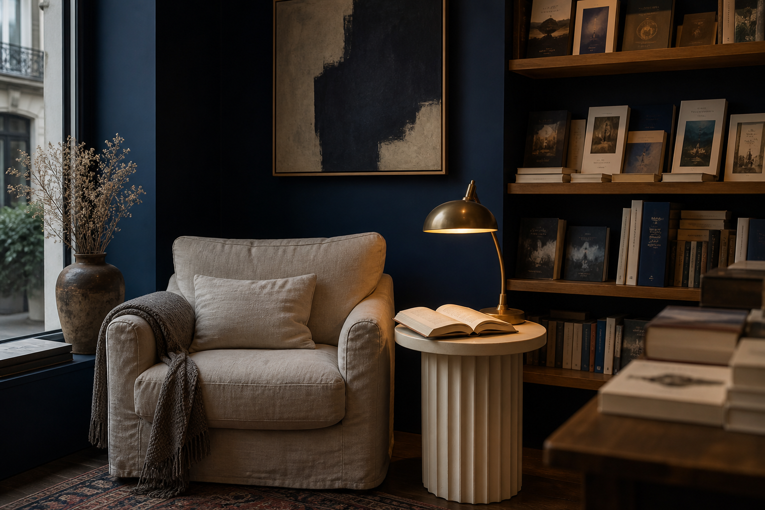 Quiet reading corner
